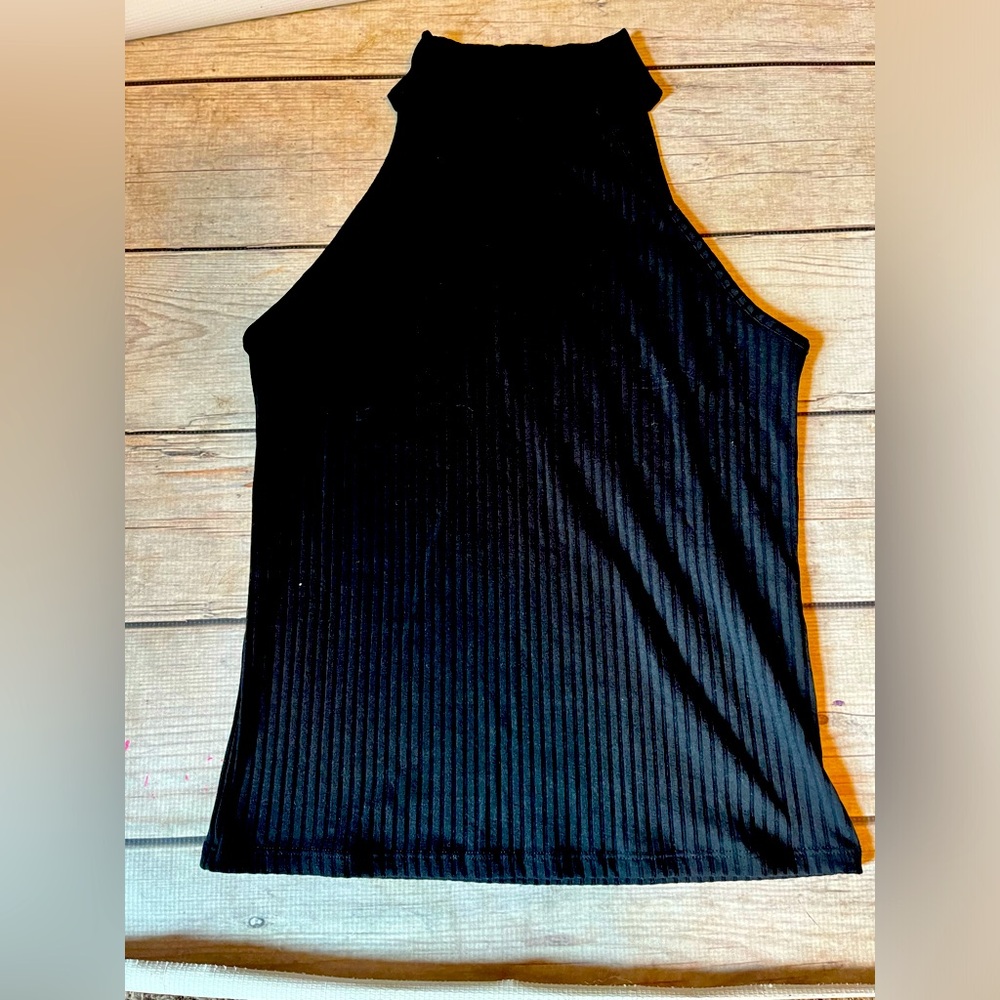 Coin 1804 Los Angeles black turtle neck tank large